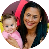 Luciana Vieira, mamãe da Antonella Vidotti
