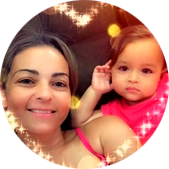 Grazielle, mamãe da Ana Alice